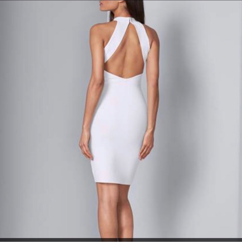 Open back White pearl dress - Picture 2 of 7